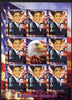 Easdale 2008 Barack Obama perf sheetlet containing 8 values plus label, fine cto used