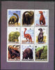 Udmurtia Republic 1998 Dinosaurs perf sheetlet containing complete set of 9 values unmounted mint