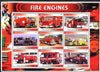 Somalia 2002 Fire Engines #1 perf sheetlet containing set of 9 values unmounted mint