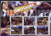 Somalia 2003 Dinosaurs large perf sheetlet containing 6 values unmounted mint