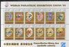 Afghanistan 1999 Masks sheetlet containing complete set of 12 values (with China 99 in margins) unmounted mint. Note this item is privately produced and is offered purely on its thematic appeal, it has no postal validity
