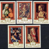 Fujeira 1971 Paintings by Durer set of 5 unmounted mint (Mi 662-6A)