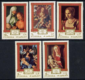 Fujeira 1971 Paintings by Durer set of 5 unmounted mint (Mi 662-6A)