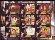 Benin 2009 Elvis Presley - Album Covers perf sheetlet containing 9 values unmounted mint. Note this item is privately produced and is offered purely on its thematic appeal