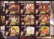 Benin 2009 Elvis Presley - Album Covers imperf sheetlet containing 9 values unmounted mint. Note this item is privately produced and is offered purely on its thematic appeal