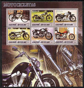 Guinea - Bissau 2005 Motorcycles perf sheetlet containing 6 values unmounted mint Mi 3079-84