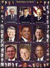 Benin 2009 USA Presidents #5 imperf sheetlet containing 9 values unmounted mint. Note this item is privately produced and is offered purely on its thematic appeal