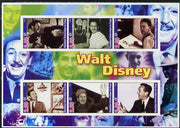 Congo 2002 Walt Disney imperf sheetlet containing set of 6 values unmounted mint. Note this item is privately produced and is offered purely on its thematic appeal