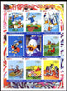 Benin 2008 Beijing Olympics - Disney Characters & Sports #2 imperf sheetlet containing 8 values plus label unmounted mint