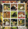 Congo 2002 Domestic Cats imperf sheetlet containing 9 values unmounted mint. Note this item is privately produced and is offered purely on its thematic appeal