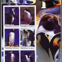 Benin 2003 Penguins large imperf sheetlet containing set of 6 values unmounted mint. Note this item is privately produced and is offered purely on its thematic appeal
