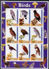 Benin 2003 Birds & Fungi large imperf sheetlet containing set of 9 values unmounted mint. Note this item is privately produced and is offered purely on its thematic appeal