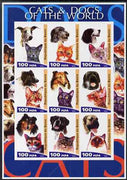 Benin 2003 Cats & Dogs of the World imperf sheetlet containing set of 9 values unmounted mint. Note this item is privately produced and is offered purely on its thematic appeal
