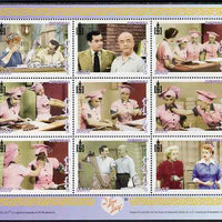 Mongolia 2001 I Love Lucy (TV Comedy series) perf sheetlet containing 9 values unmounted mint, SG MS 2943