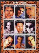Kyrgyzstan 2000 Tom Cruise perf sheetlet containing 9 values unmounted mint