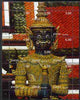 Jewish Republic 1999 Temple Guard from Grand Palace, Bangkok composite perf sheetlet containing 9 values unmounted mint
