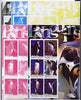 Benin 2003 Penguins large sheetlet containing set of 6 values - the set of 5 imperf progressive proofs comprising the 4 individual colours plus all 4-colour composite, unmounted mint