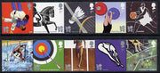 Great Britain 2009 Olympic Sports #1 perf set of 10 (2 se-tenant strips of 5) unmounted mint