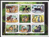 Benin 2008 Disney's Jungle Book imperf sheetlet containing 8 values plus label unmounted mint