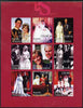 Turkmenistan 1999 Royal Wedding (Edward & Sophie) imperf sheetlet containing set of 9 values unmounted mint