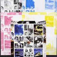 Somaliland 2000 Titanic sheetlet containing set of 8 values plus,the set of 5 imperf progressive proofs comprising the 4 individual colours plus all 4-colour composite, unmounted mint