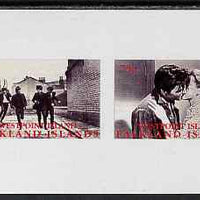 Westpoint Island (Falkland Islands) 1999 Music Icons imperf sheetlet containing 4 values unmounted mint (Satchmo, Beatles, Elvis & Bill Haley)