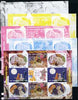 Mali 2010 Aristocats with Olympic Rings, sheetlet containg 4 values x 2 plus,the set of 5 imperf progressive proofs comprising the 4 individual colours plus all 4-colour composite, unmounted mint