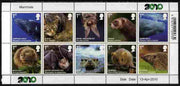 Great Britain 2010 Mammals perf set of 10 unmounted mint