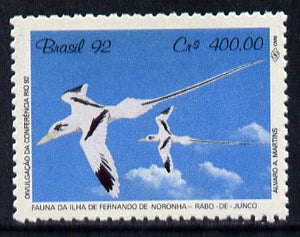 Brazil 1992 UN Conference on Environment #1 400cr (Tropic Bird) unmounted mint SG 2518*