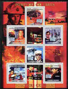 Comoro Islands 2009 Fire Fighters perf sheetlet containing 6 values unmounted mint, Michel 2259-64