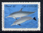 Brazil 1992 UN Conference on Environment #1 2500cr (Spinner Dolphins) unmounted mint SG 2519*
