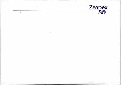 New Zealand 1980 Anniversaries m/sheet containing set of 3 for 125th Anniversary of first NZ Stamp unmounted mint in Official Zeapex presentation folder, SG MS 1216
