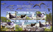 Pitcairn Islands 2007 WWF Endangered Species - Terns & Noddies perf m/sheet containing two sets of 4 unmounted mint SG MS 728