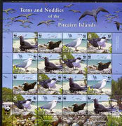 Pitcairn Islands 2007 WWF Endangered Species - Terns & Noddies perf m/sheet containing four sets of 4 unmounted mint SG 724-7