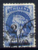St Helena Forgery 2.5d on 6d blue by De Beuckelaer (West type 6) 'used' single. (Please note: we have a modest stock of this item so the one you receive may not be identical to the one scanned)