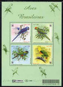 Brazil 2001 WWF - Birds perf sheetlet containing 4 values unmounted mint, SG MS 3207