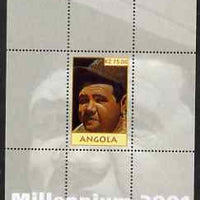 Angola 2001 Millennium series - Babe Ruth perf s/sheet unmounted mint