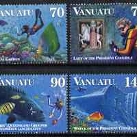 Vanuatu 1997 Diving perf set of 4 unmounted mint, SG 740-43