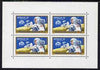 Hungary 1970 Apollo 12 Space Mission perf m/sheet containing block of 4 unmounted mint, SG MS 2516