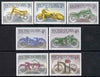 Hungary 1985 Centenary of the Motorcycle perf set of 7 unmounted mint SG 3673-79