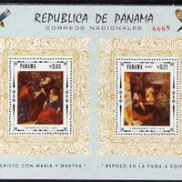 Panama 1966 Religious Paintings perf m/sheet unmounted mint (Tintoretto & Caravaggionl)