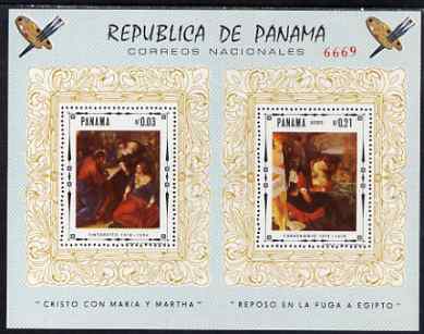 Panama 1966 Religious Paintings perf m/sheet unmounted mint (Tintoretto & Caravaggionl)