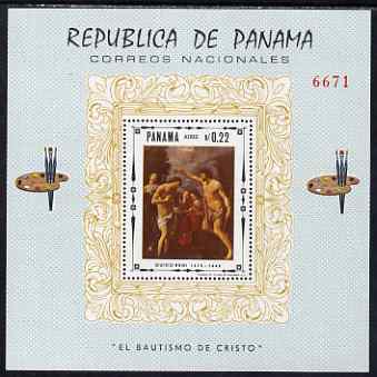 Panama 1966 Religious Paintings perf m/sheet unmounted mint (Guidoreni)