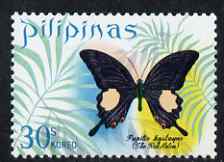 Philippines 1969 Red Helen Butterfly 30s unmounted mint, SG 1120
