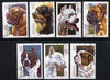 Benin 2002 Dogs perf set of 7 fine cds used