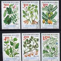 Bulgaria 1995 Food Plants complete set of 6 fine cds used, SG 4019-24