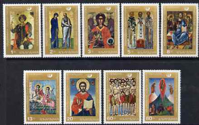 Bulgaria 1969 Religious Art perf set of 9 unmounted mint, SG 1889-97