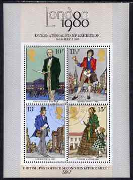 Great Britain 1979 Death Centenary of Sir Rowland Hill m/sheet fine cds used, SG MS 1099