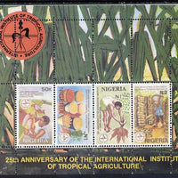 Nigeria 1992 Tropical Agriculture m/s unmounted mint, SG MS 637