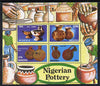 Nigeria 1990 Pottery m/sheet containing set of 4 unmounted mint, SG MS 592